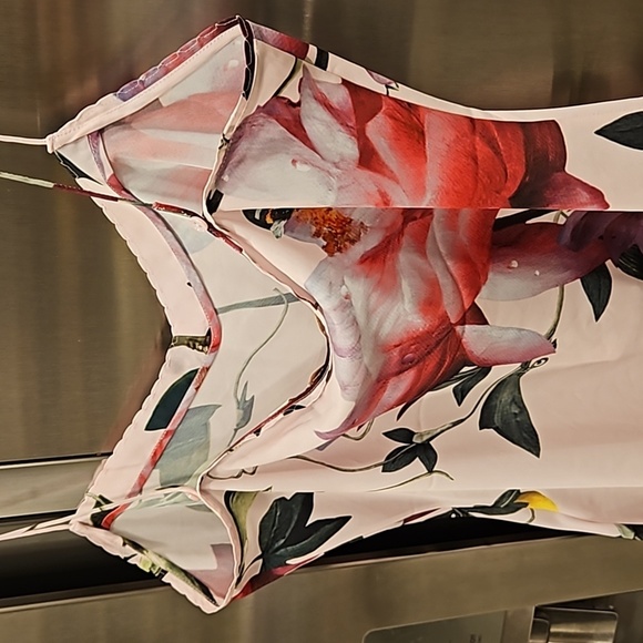 💕TED BAKER💕 Riia Citrus Bloom Cami Top ~ Abstract Floral Print Medium M NWT - Picture 10 of 15